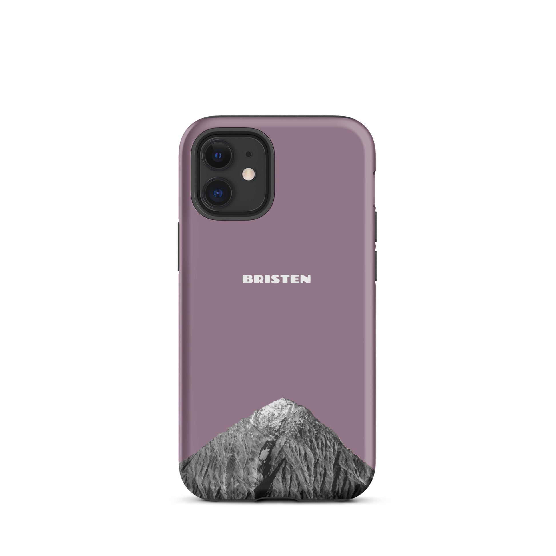 iPhone Case - Bristen - Pastellviolett für das Apple iPhone (Modell: Apple iPhone 12 mini)