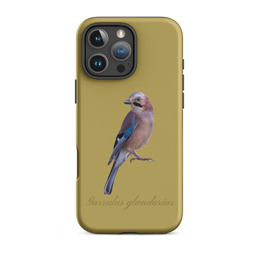 Schutzhülle für Apple iPhone: iPhone Case - Eichelhäher - Ockergelb 