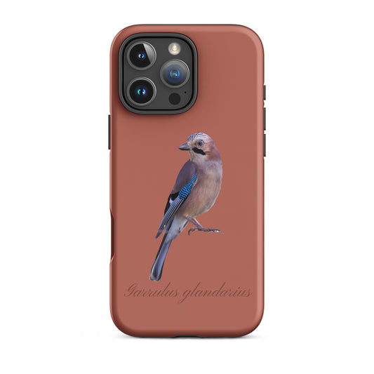 Schutzhülle für Apple iPhone: iPhone Case - Eichelhäher - Ziegelrot 