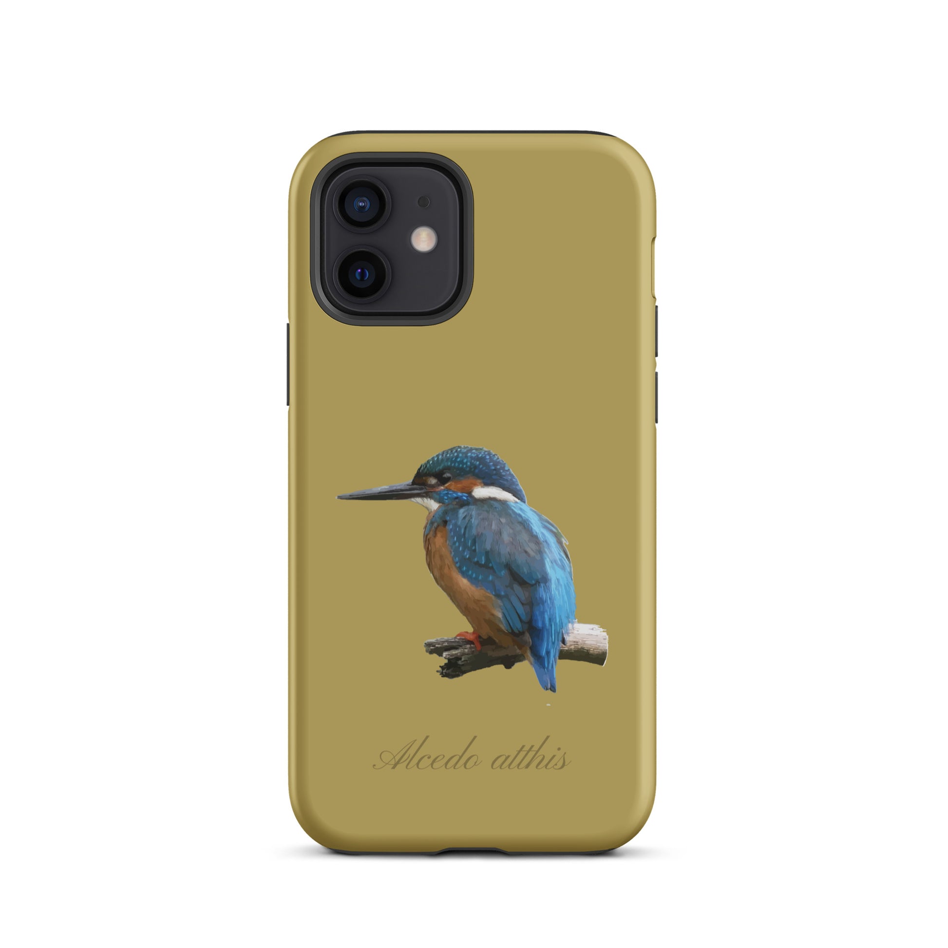 Schutzhülle für Apple iPhone: iPhone Case - Eisvogel - Ockergelb 