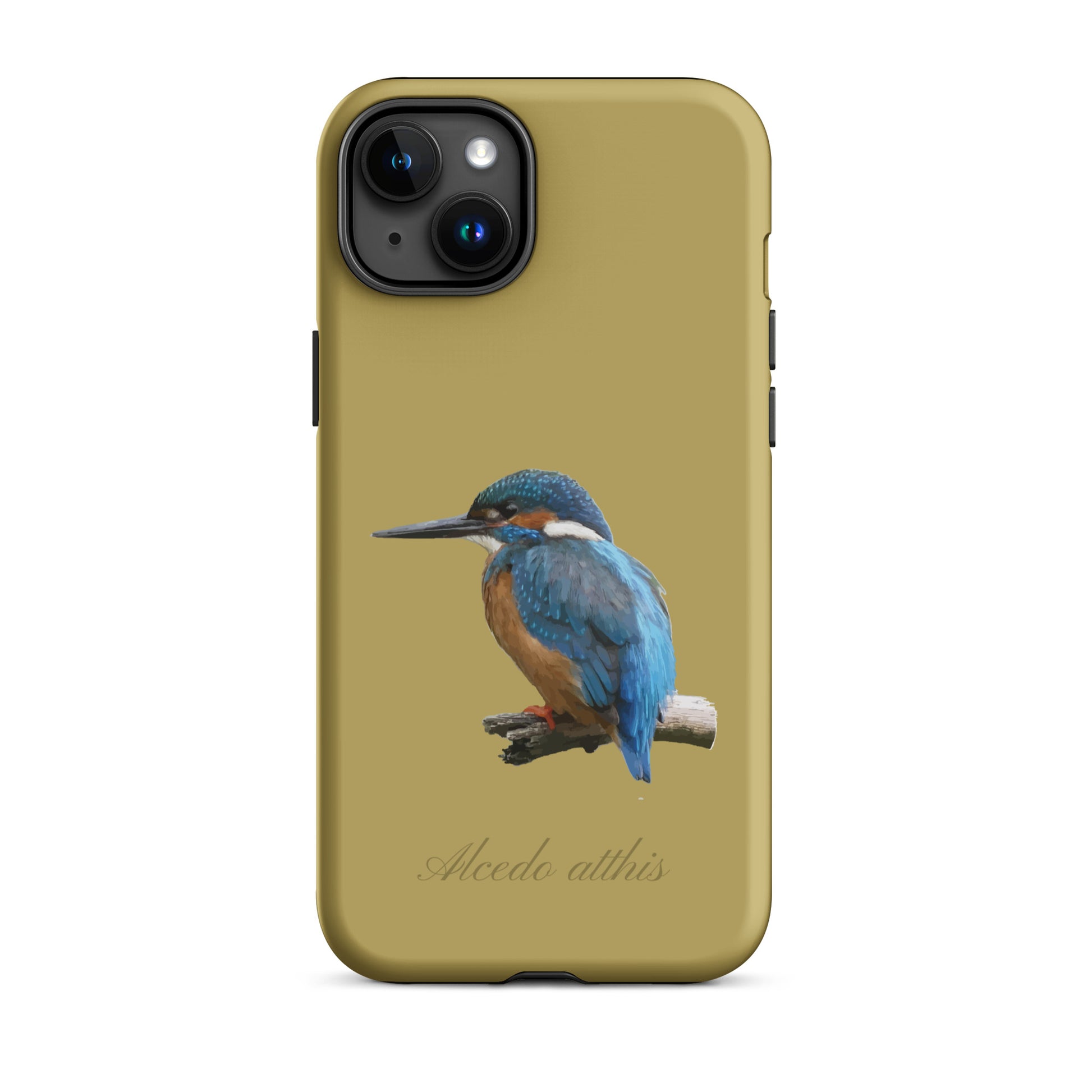 Schutzhülle für Apple iPhone: iPhone Case - Eisvogel - Ockergelb 