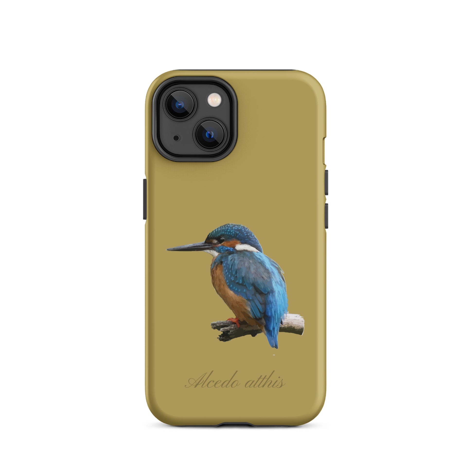 Schutzhülle für Apple iPhone: iPhone Case - Eisvogel - Ockergelb 