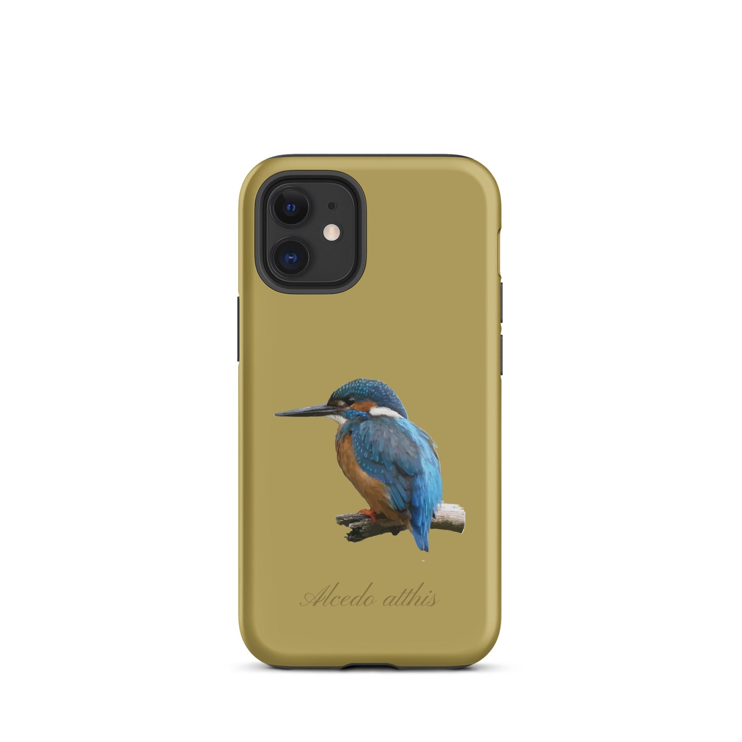 Schutzhülle für Apple iPhone: iPhone Case - Eisvogel - Ockergelb 