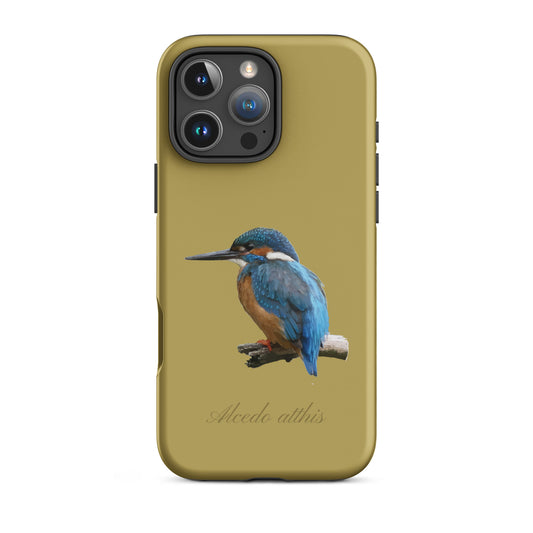 Schutzhülle für Apple iPhone: iPhone Case - Eisvogel - Ockergelb 
