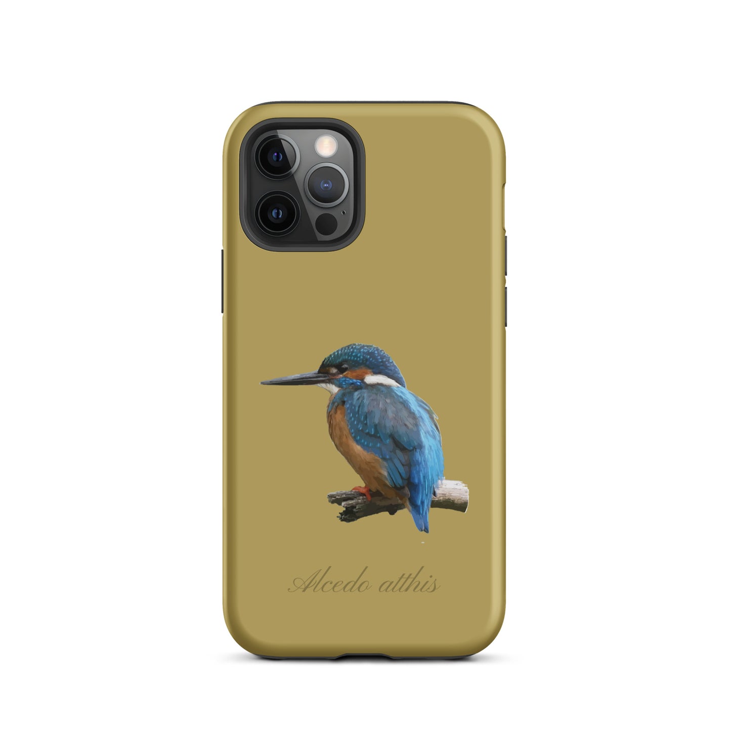 Schutzhülle für Apple iPhone: iPhone Case - Eisvogel - Ockergelb 