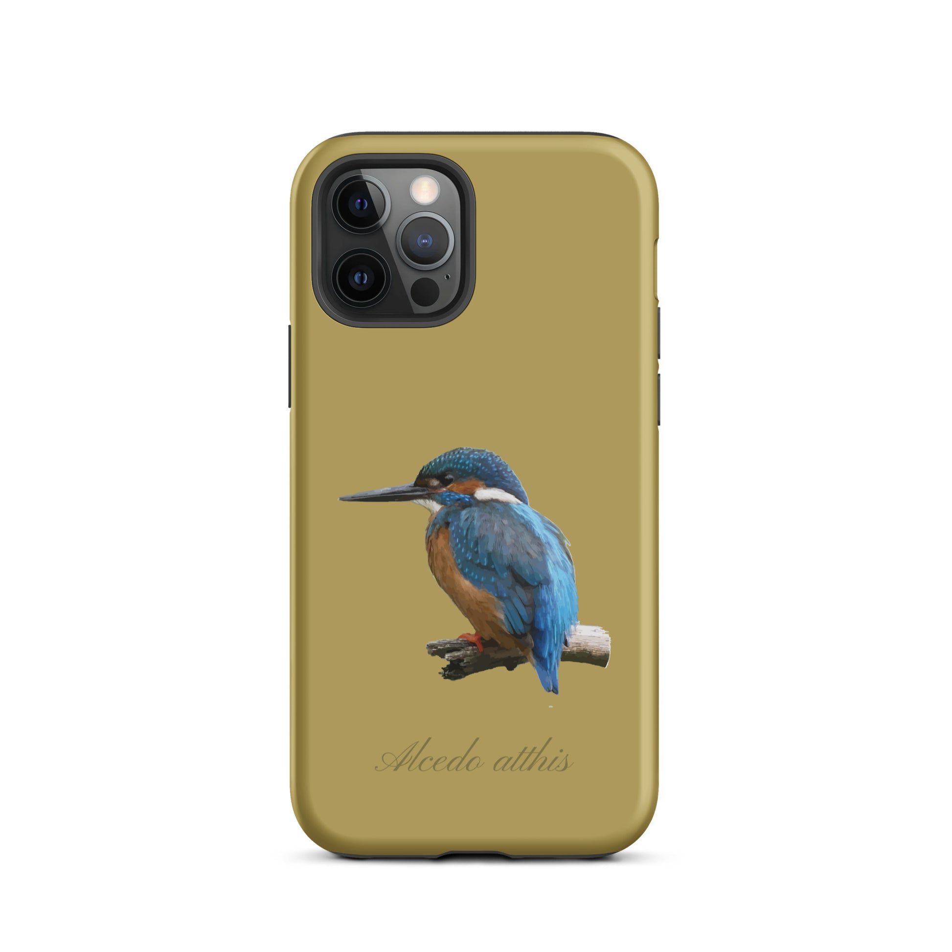 Schutzhülle für Apple iPhone: iPhone Case - Eisvogel - Ockergelb 