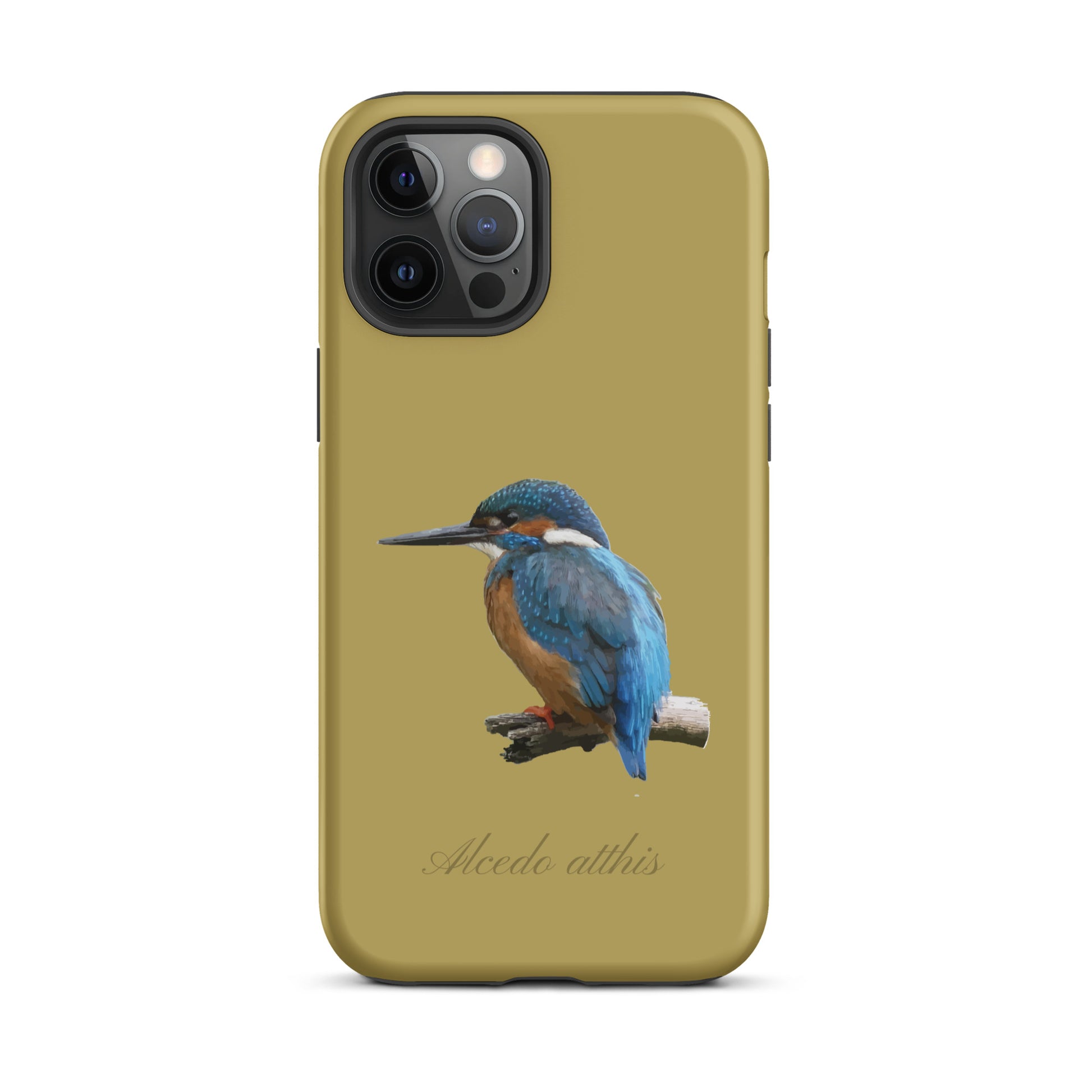 Schutzhülle für Apple iPhone: iPhone Case - Eisvogel - Ockergelb 