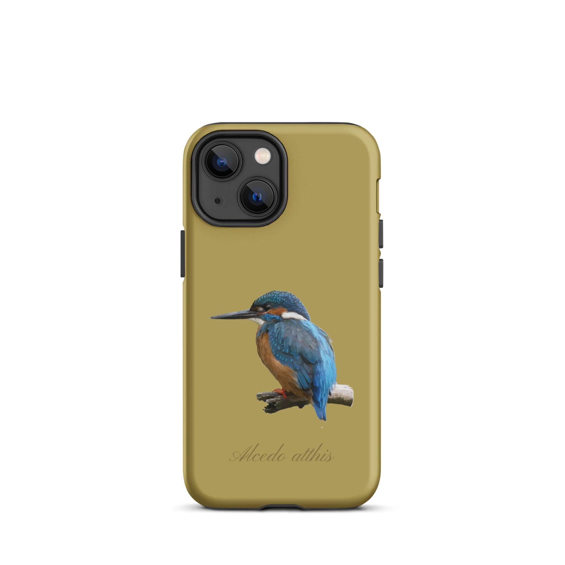 Schutzhülle für Apple iPhone: iPhone Case - Eisvogel - Ockergelb 