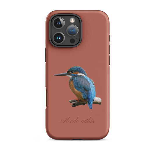 Schutzhülle für Apple iPhone: iPhone Case - Eisvogel - ZIegelrot 
