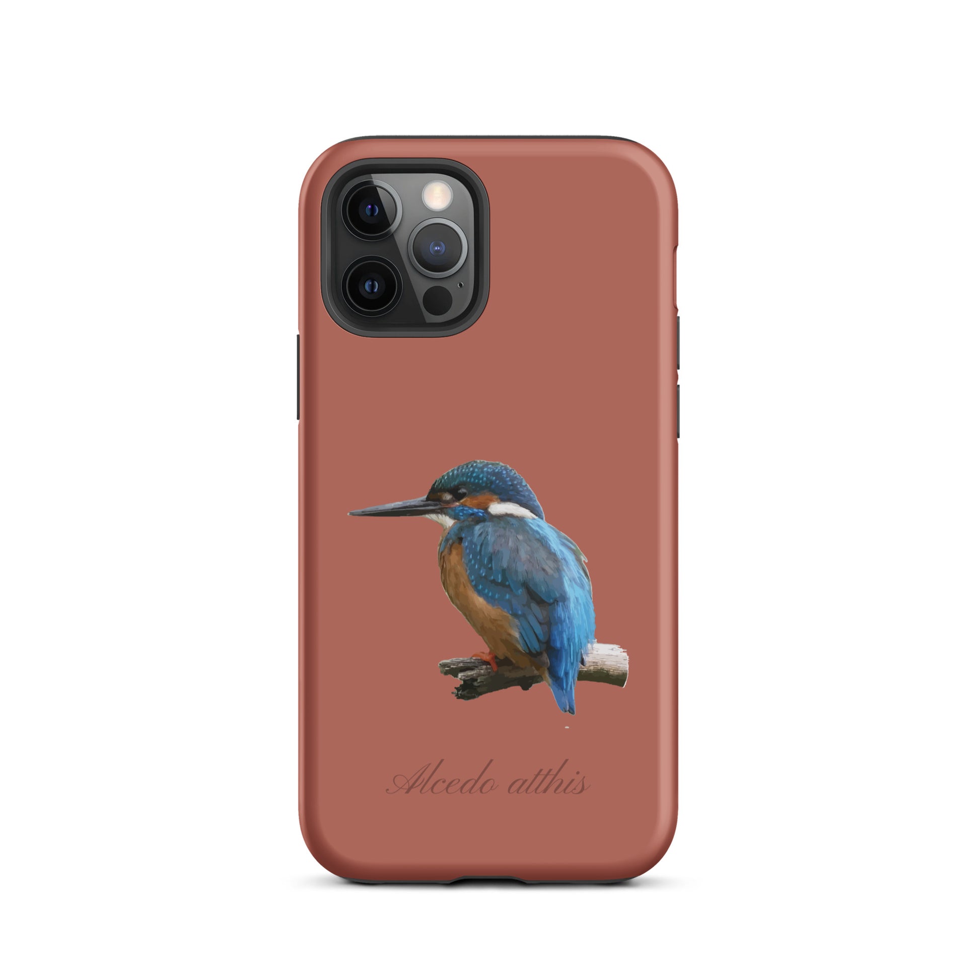 Schutzhülle für Apple iPhone: iPhone Case - Eisvogel - ZIegelrot 
