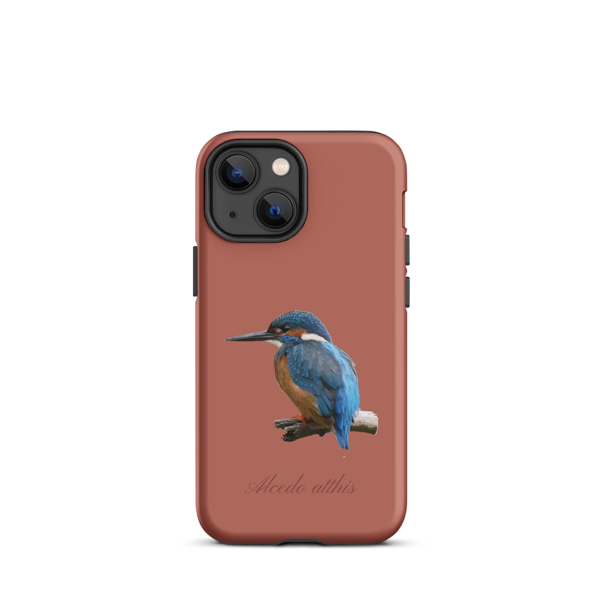 Schutzhülle für Apple iPhone: iPhone Case - Eisvogel - ZIegelrot 