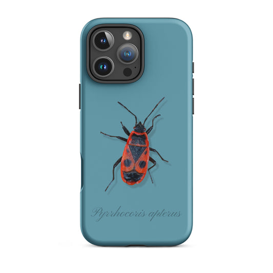 iPhone Case Feuerwanze in Gletscherwasserblau, Schutzhülle mit Muster für Apple iPhone