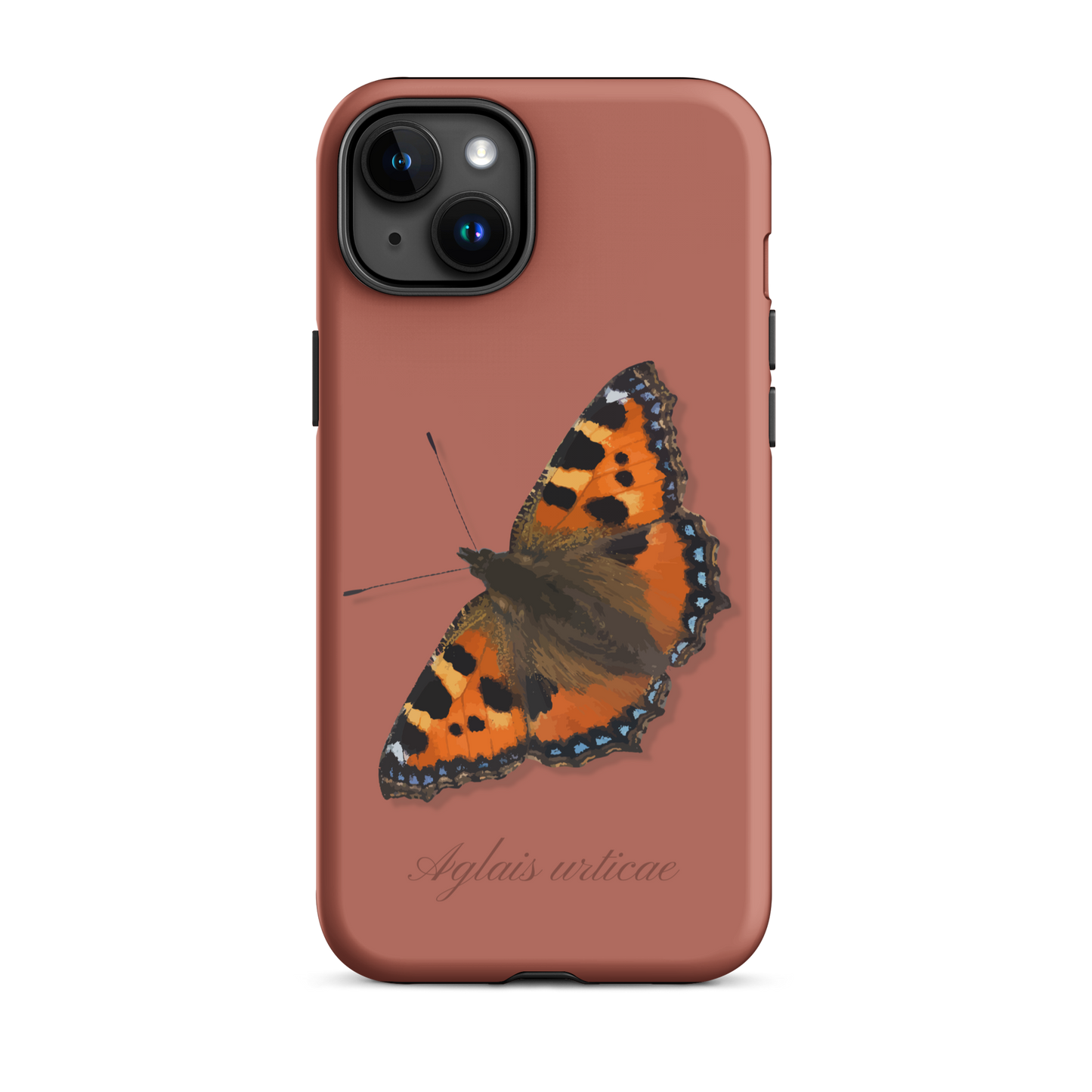 iPhone Case Kleiner Fuchs in Ziegelrot mit Fuchs-Motiv auf rotem Hintergrund