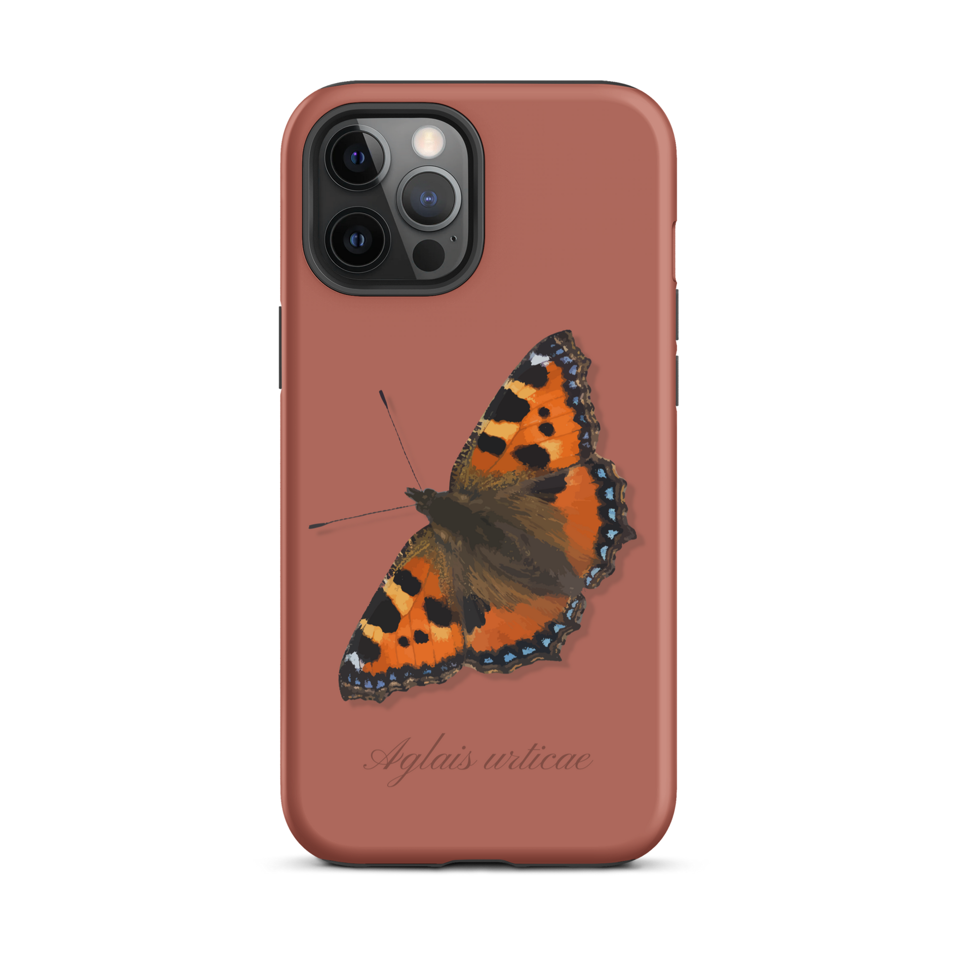 iPhone Case mit Fuchs-Motiv in Ziegelrot, Seitenansicht