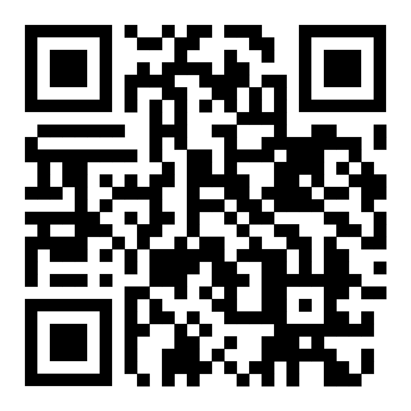 QR-Code zum öffnen der Wanderkarte in der SWISSTOPO App