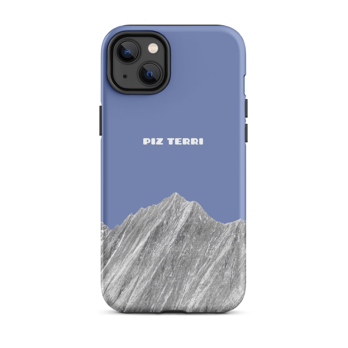 iPhone Case - Piz Terri - Pastellblau