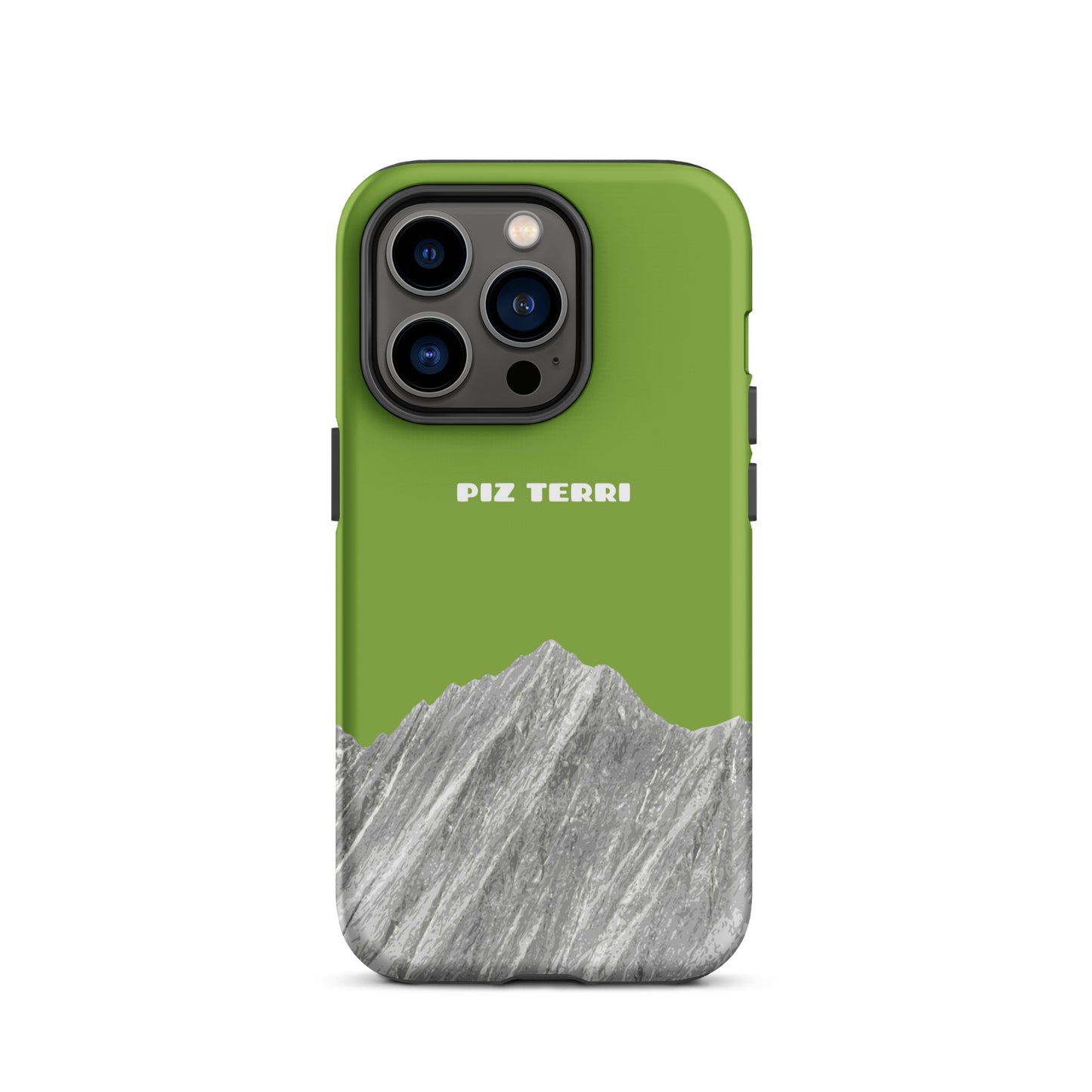 iPhone Case - Piz Terri - Gelbgrün