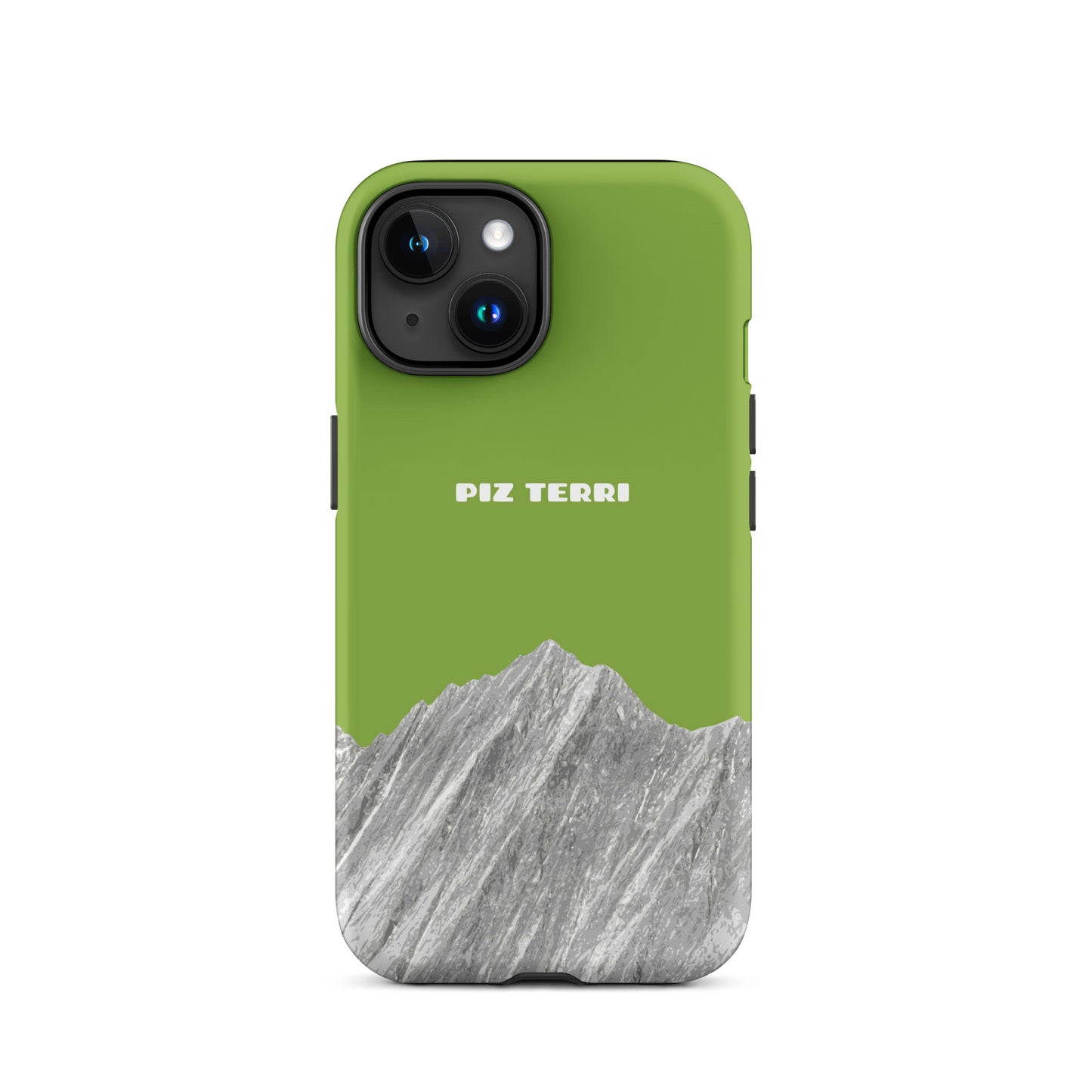 iPhone Case - Piz Terri - Gelbgrün