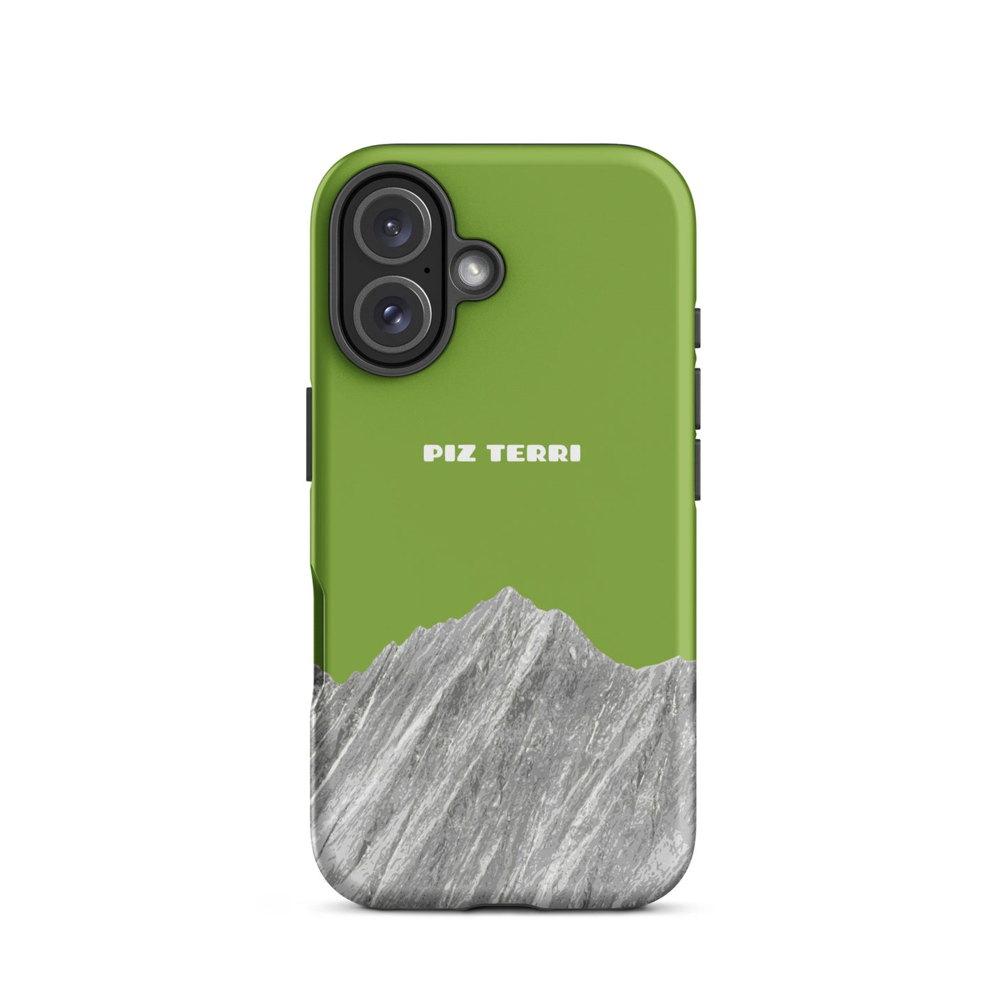 iPhone Case - Piz Terri - Gelbgrün