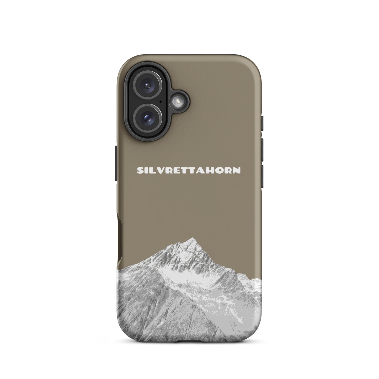 iPhone Case - Silvrettahorn - Graubraun