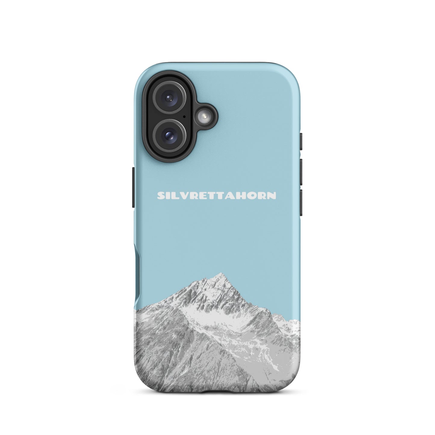 iPhone Case - Silvrettahorn - Hellblau