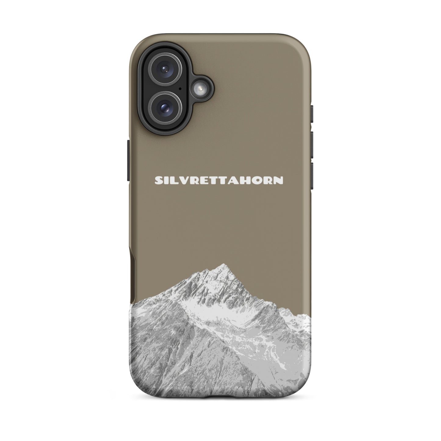 iPhone Case - Silvrettahorn - Graubraun