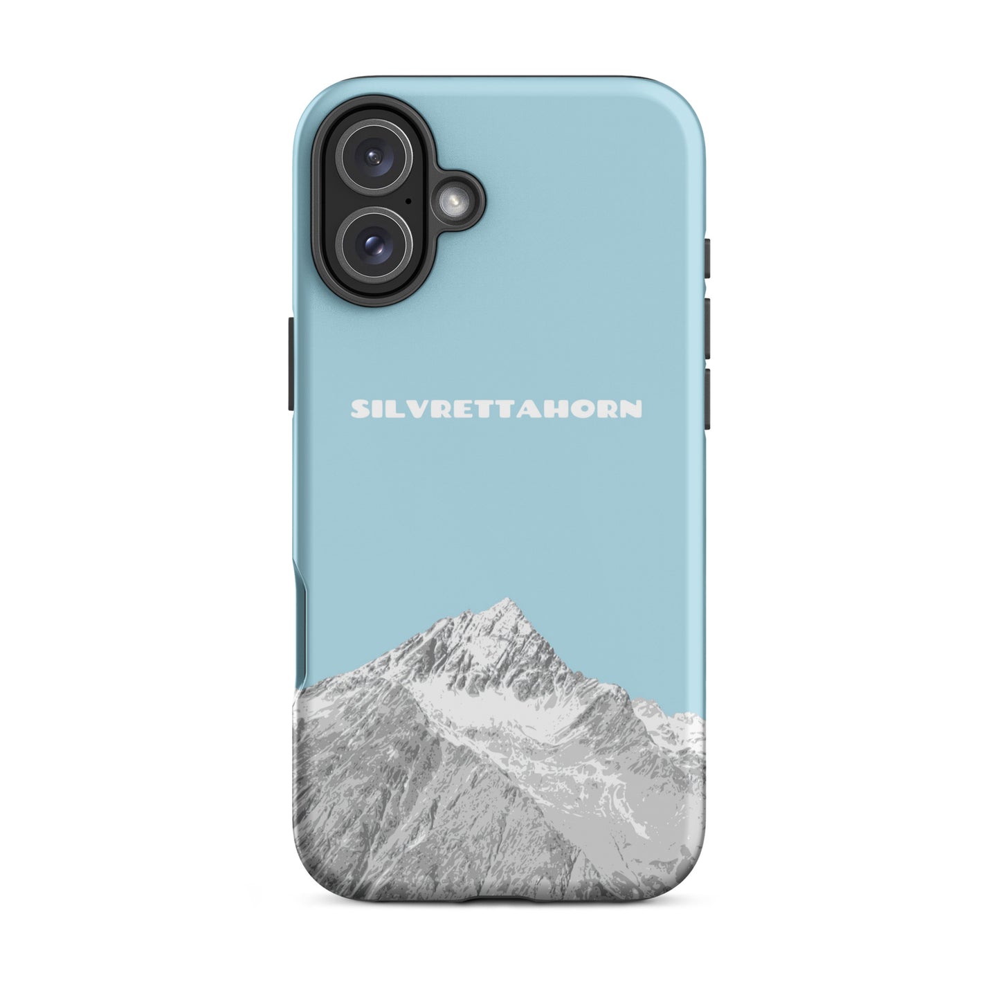 iPhone Case - Silvrettahorn - Hellblau