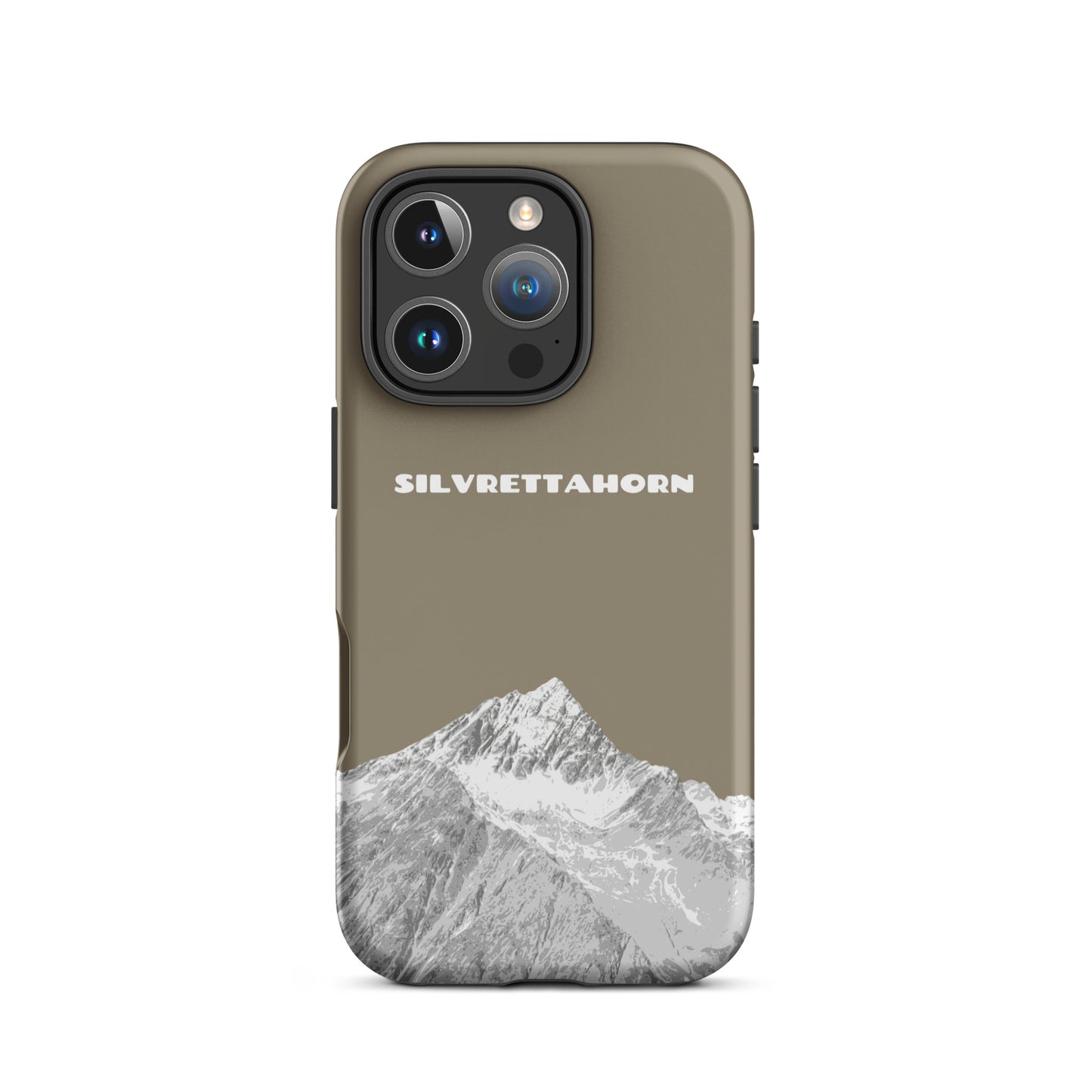 iPhone Case - Silvrettahorn - Graubraun