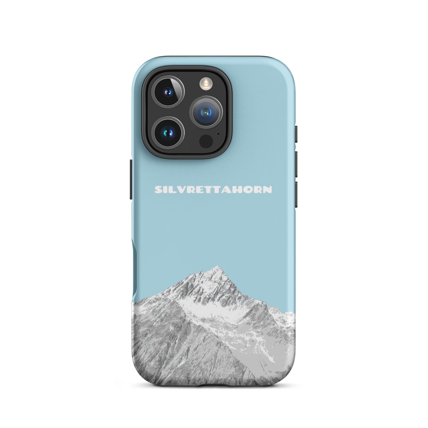 iPhone Case - Silvrettahorn - Hellblau