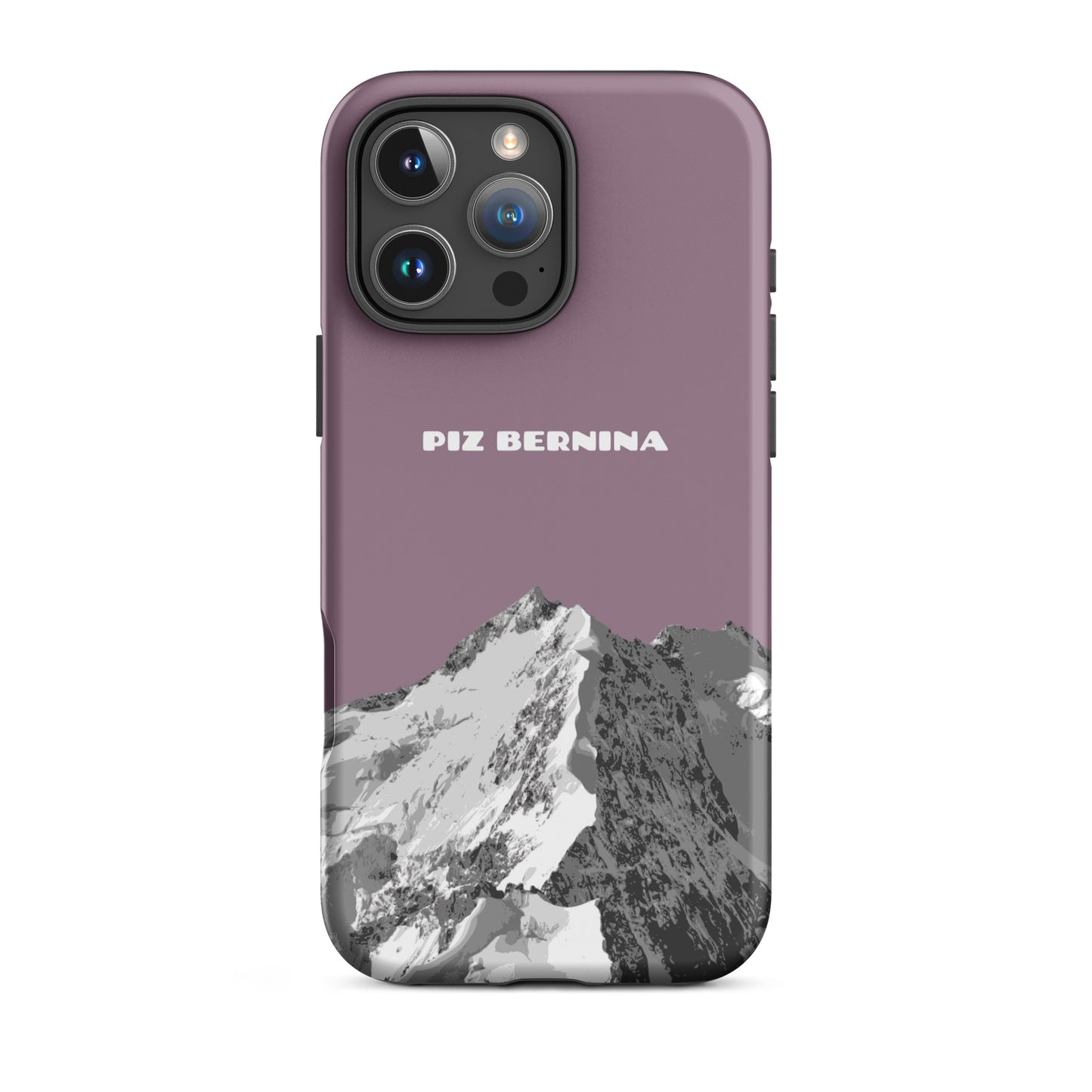 iPhone Case - Piz Bernina - Pastellviolett