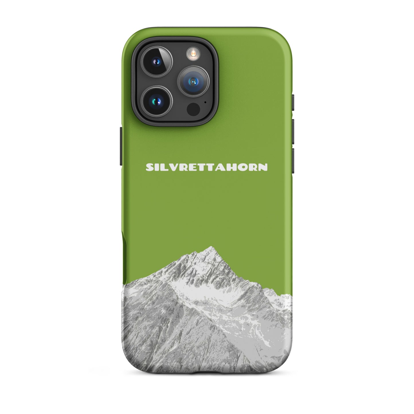 iPhone Case - Silvrettahorn - Gelbgrün