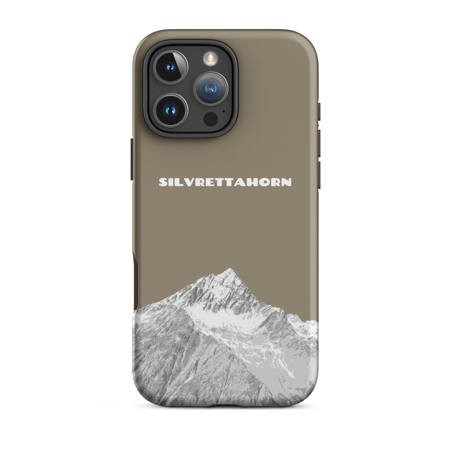 iPhone Case - Silvrettahorn - Graubraun