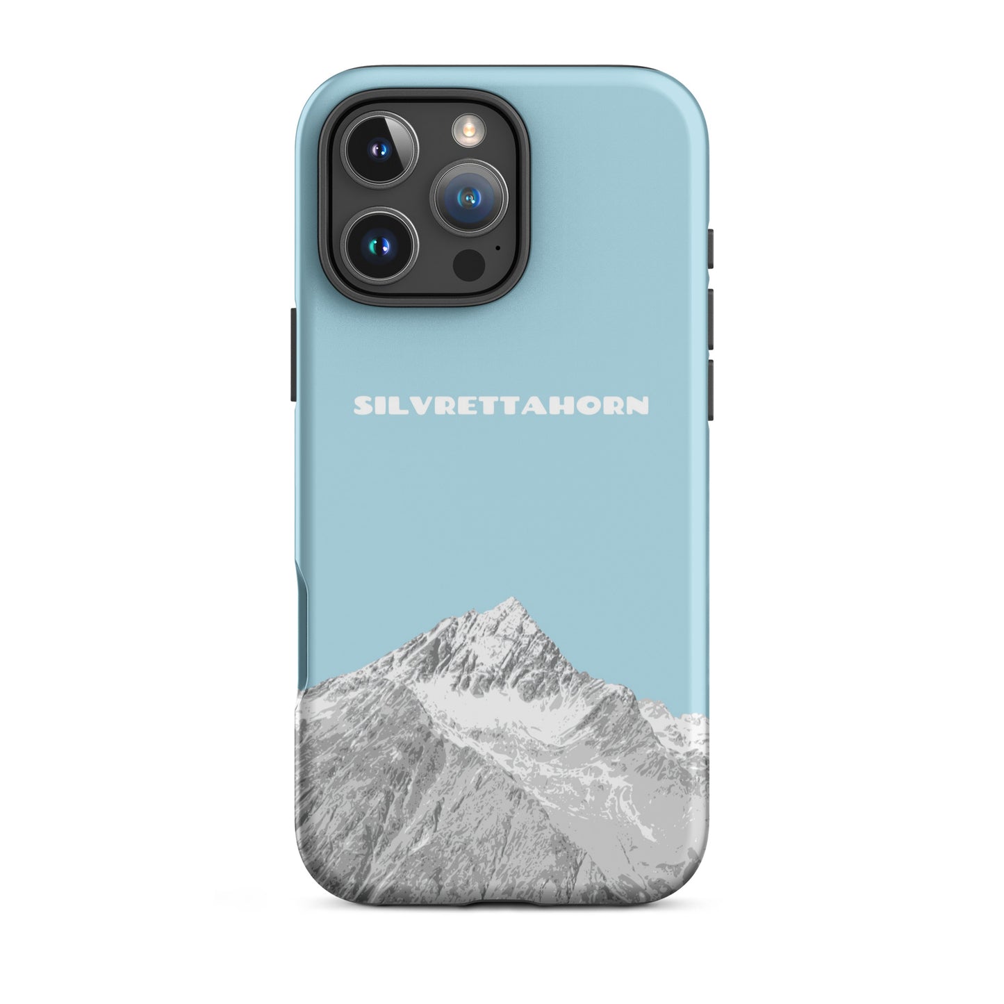 iPhone Case - Silvrettahorn - Hellblau