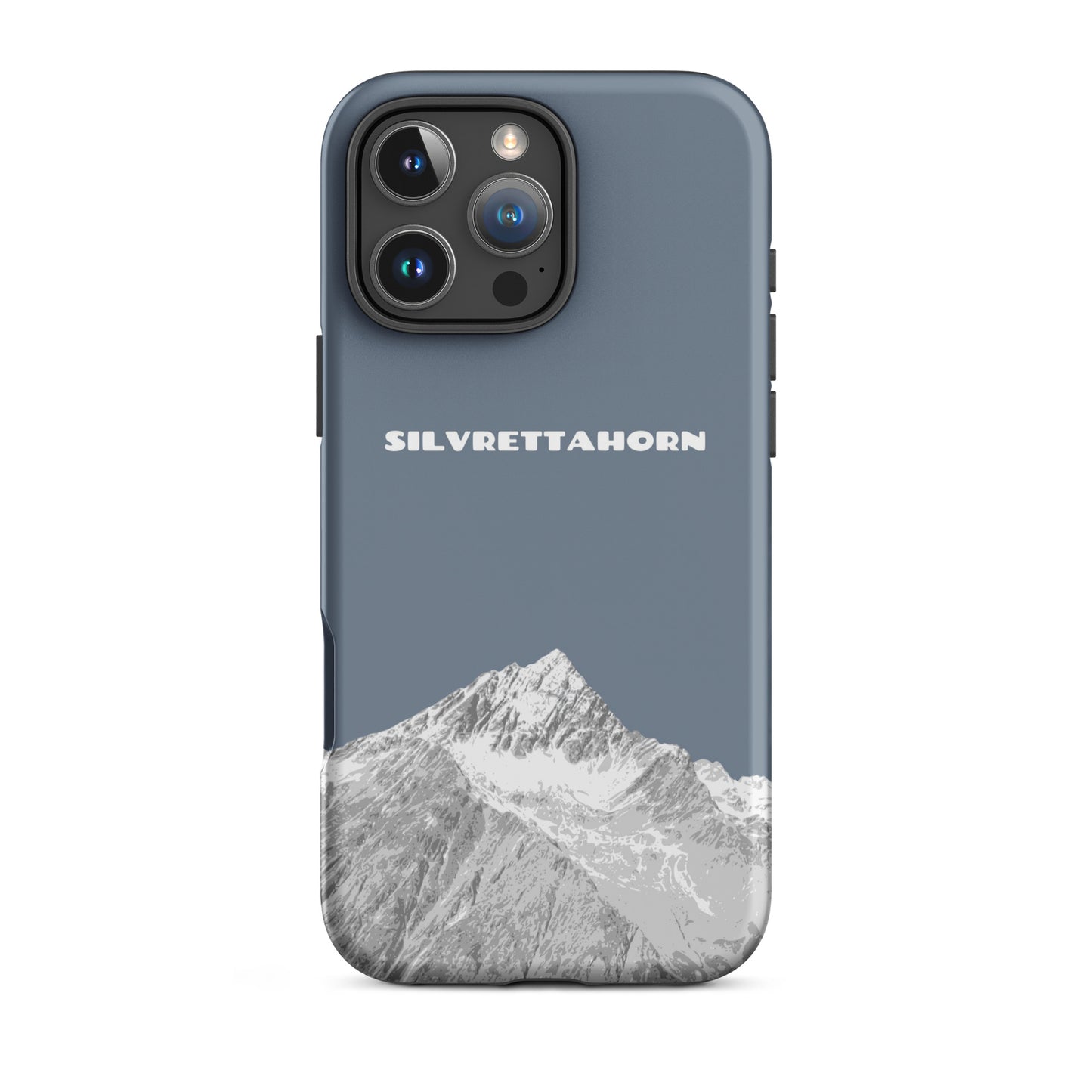 iPhone Case - Silvrettahorn - Schiefergrau